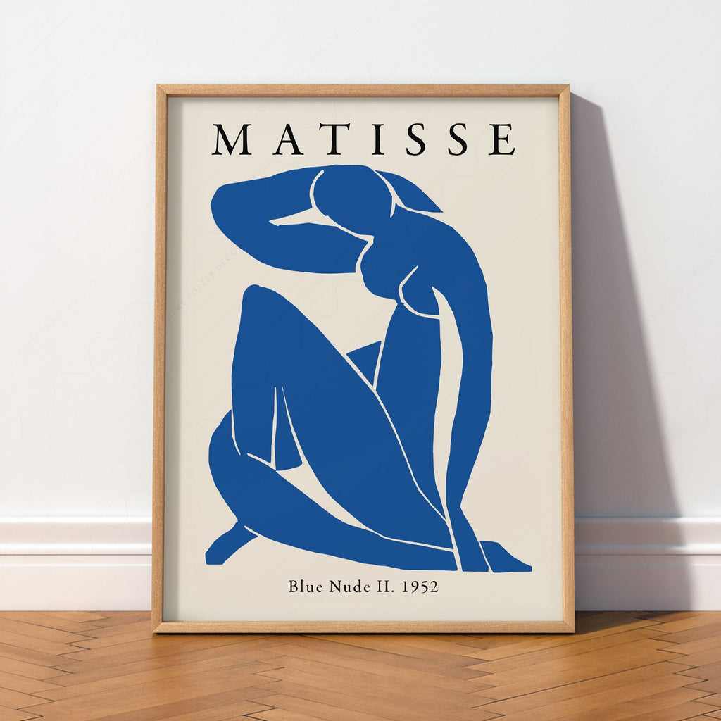 Henri Matisse Blue Nude II Art Print – Modern Cut-Out Wall Poster