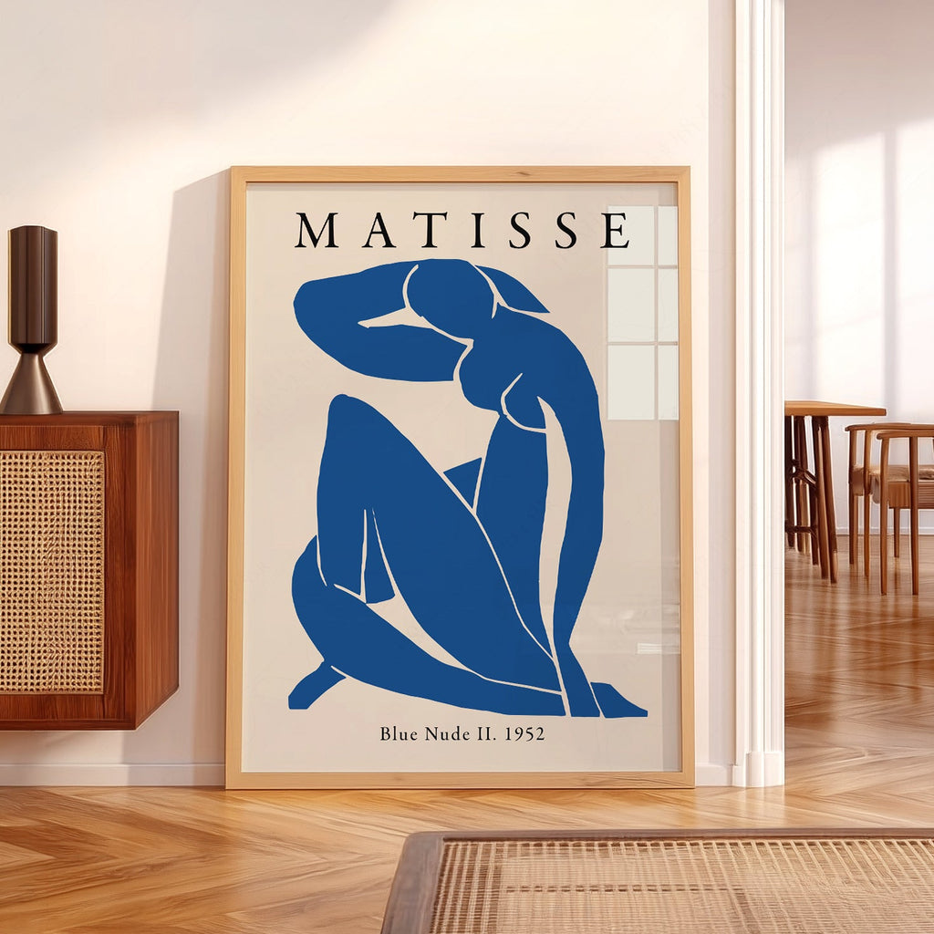 Henri Matisse Blue Nude II Art Print – Modern Cut-Out Wall Poster