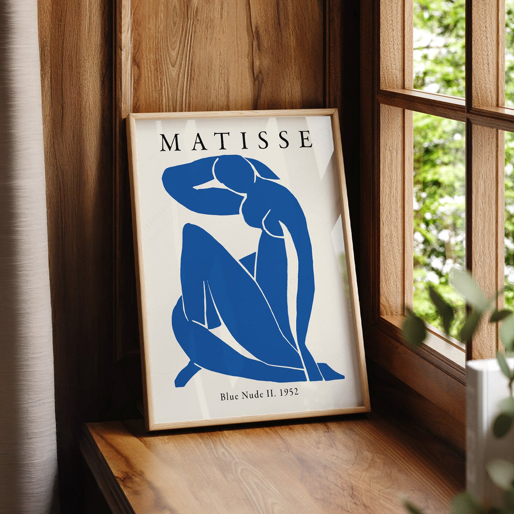 Henri Matisse Blue Nude II Art Print – Modern Cut-Out Wall Poster
