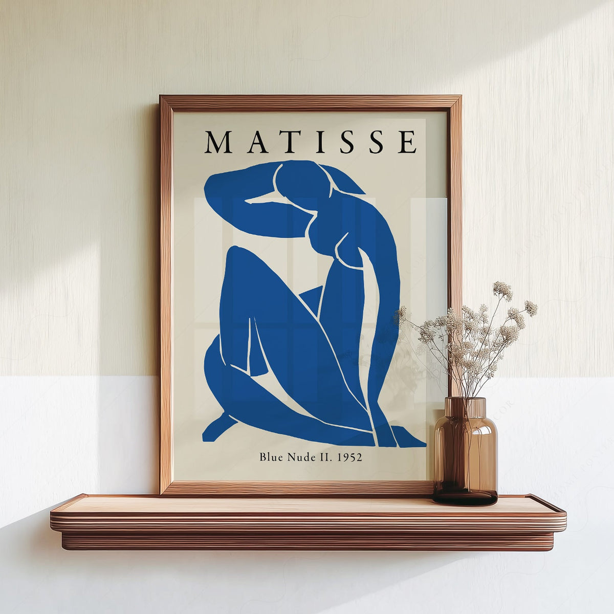 Henri Matisse Blue Nude II Art Print – Modern Cut-Out Wall Poster