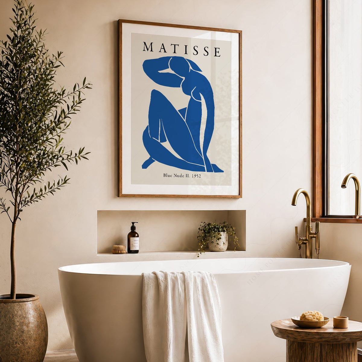 Henri Matisse Blue Nude II Art Print – Modern Cut-Out Wall Poster