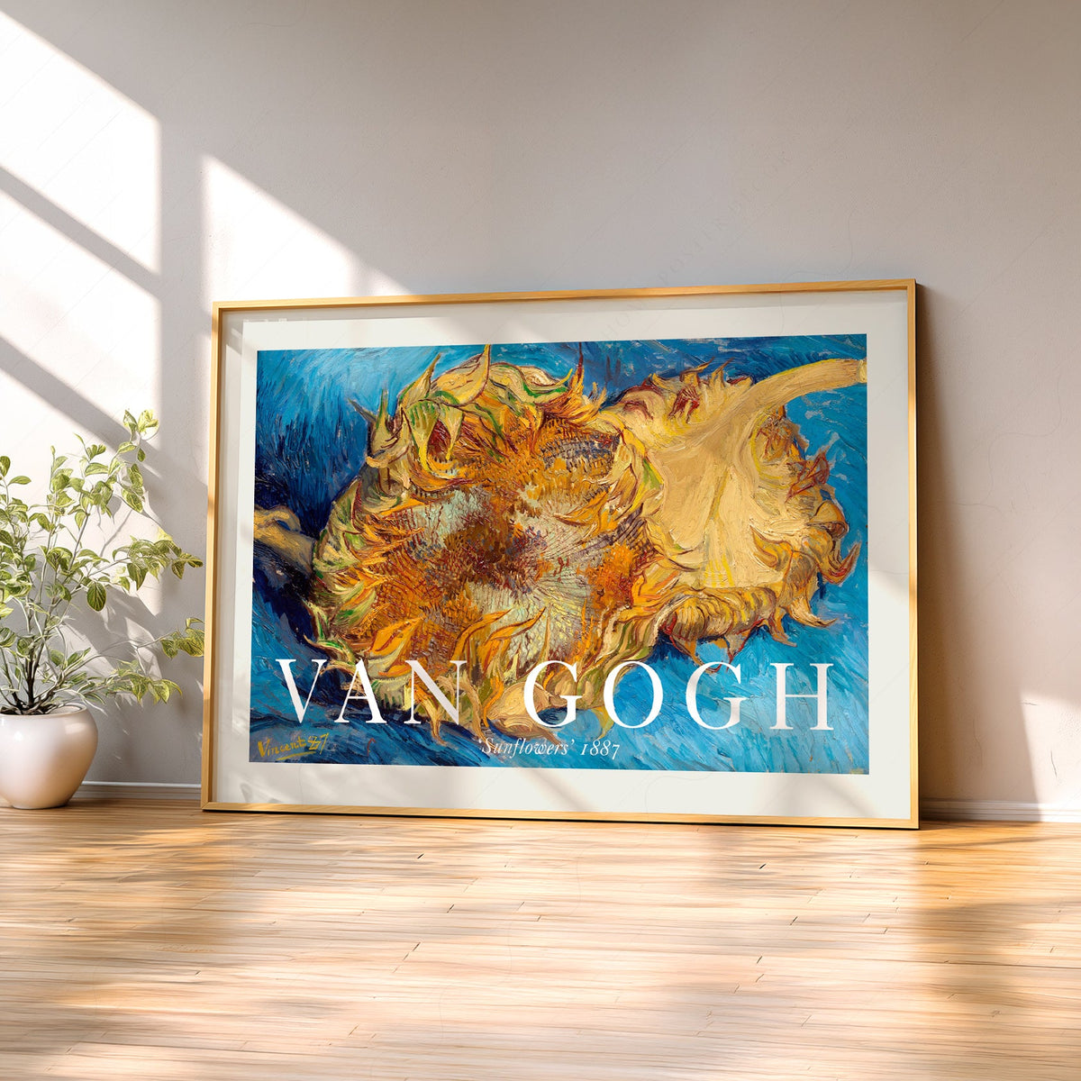 Vincent Van Gogh Sunflowers 1887 Art Print – Famous Painting Wall Art