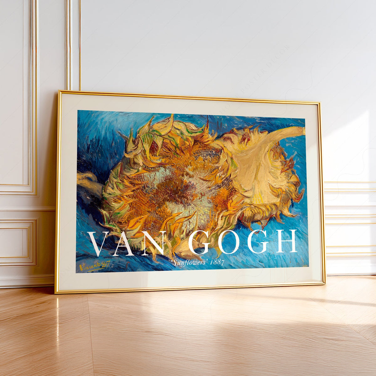 Vincent Van Gogh Sunflowers 1887 Art Print – Famous Painting Wall Art