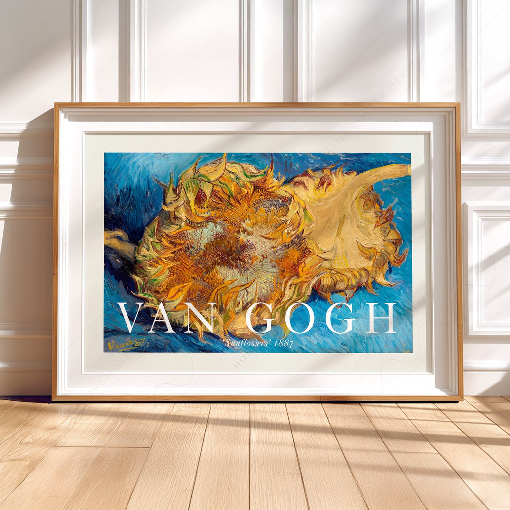 Vincent Van Gogh Sunflowers 1887 Art Print – Famous Painting Wall Art