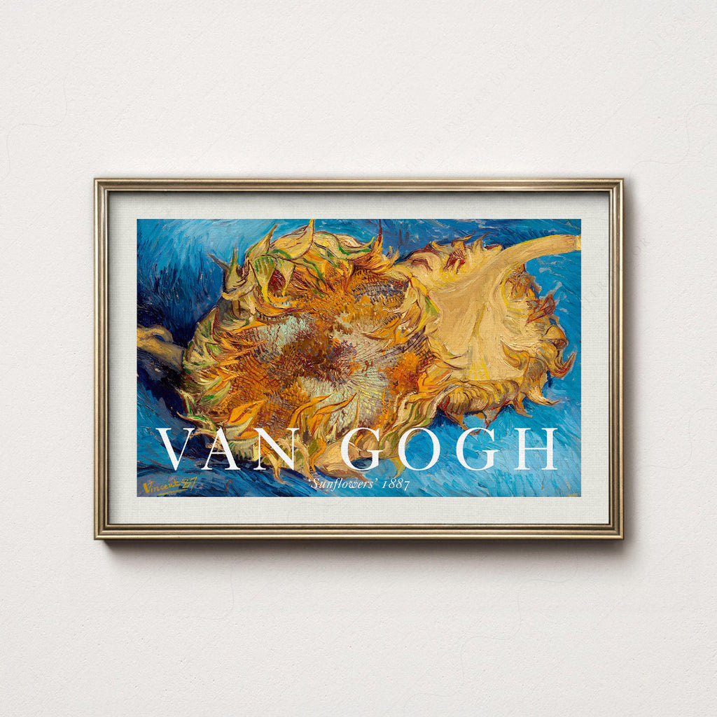 Vincent Van Gogh Sunflowers 1887 Art Print – Famous Painting Wall Art