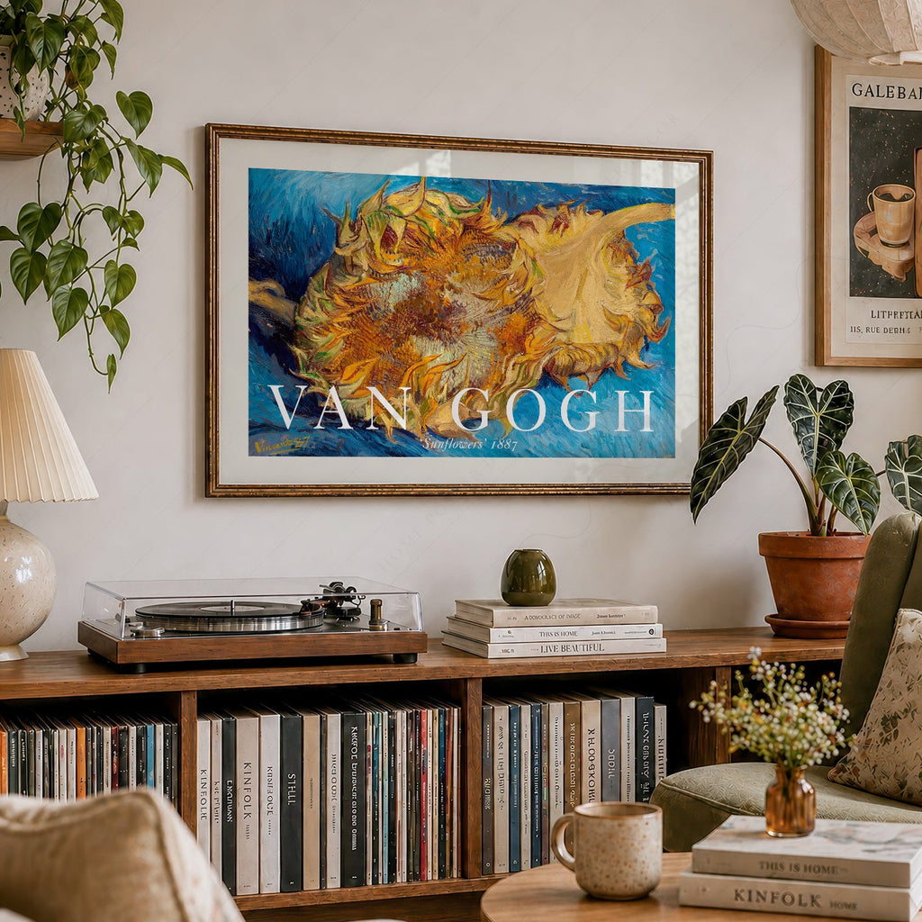 Vincent Van Gogh Sunflowers 1887 Art Print – Famous Painting Wall Art