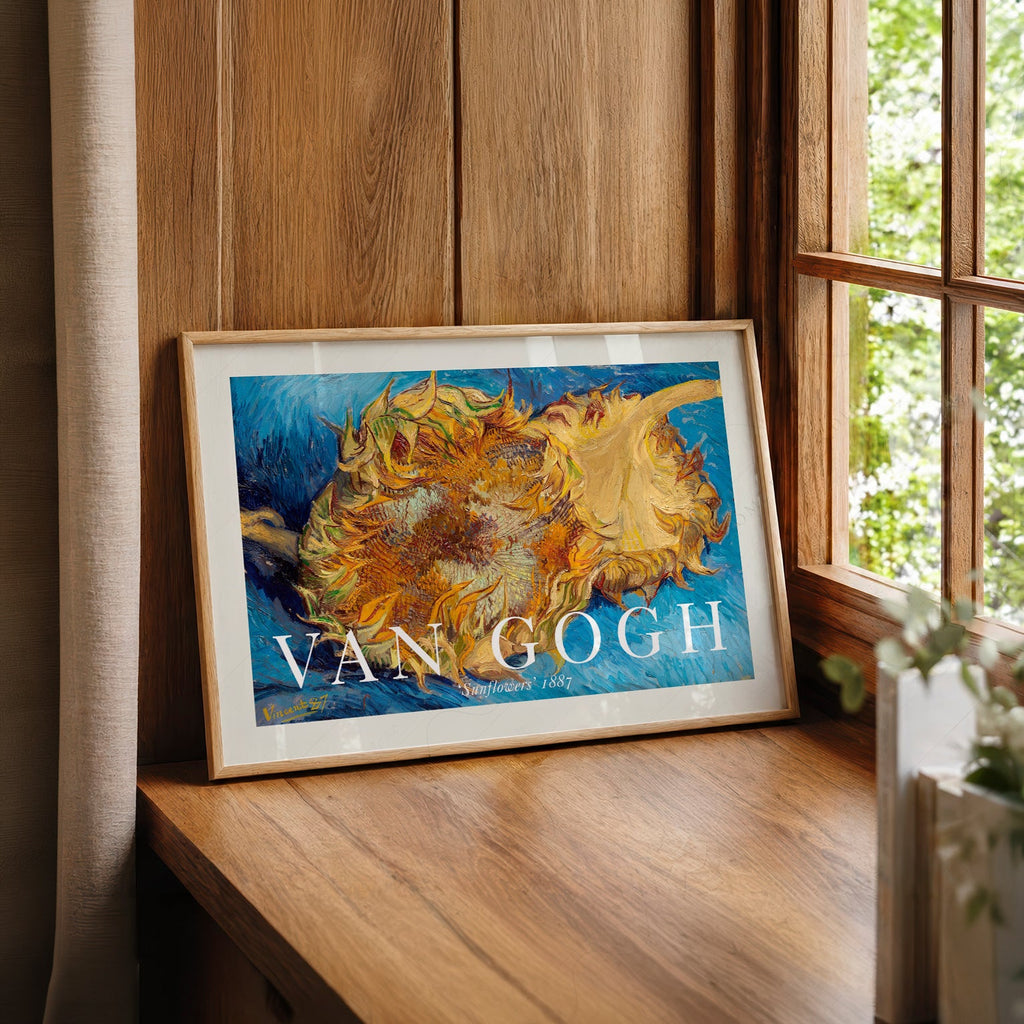 Vincent Van Gogh Sunflowers 1887 Art Print – Famous Painting Wall Art
