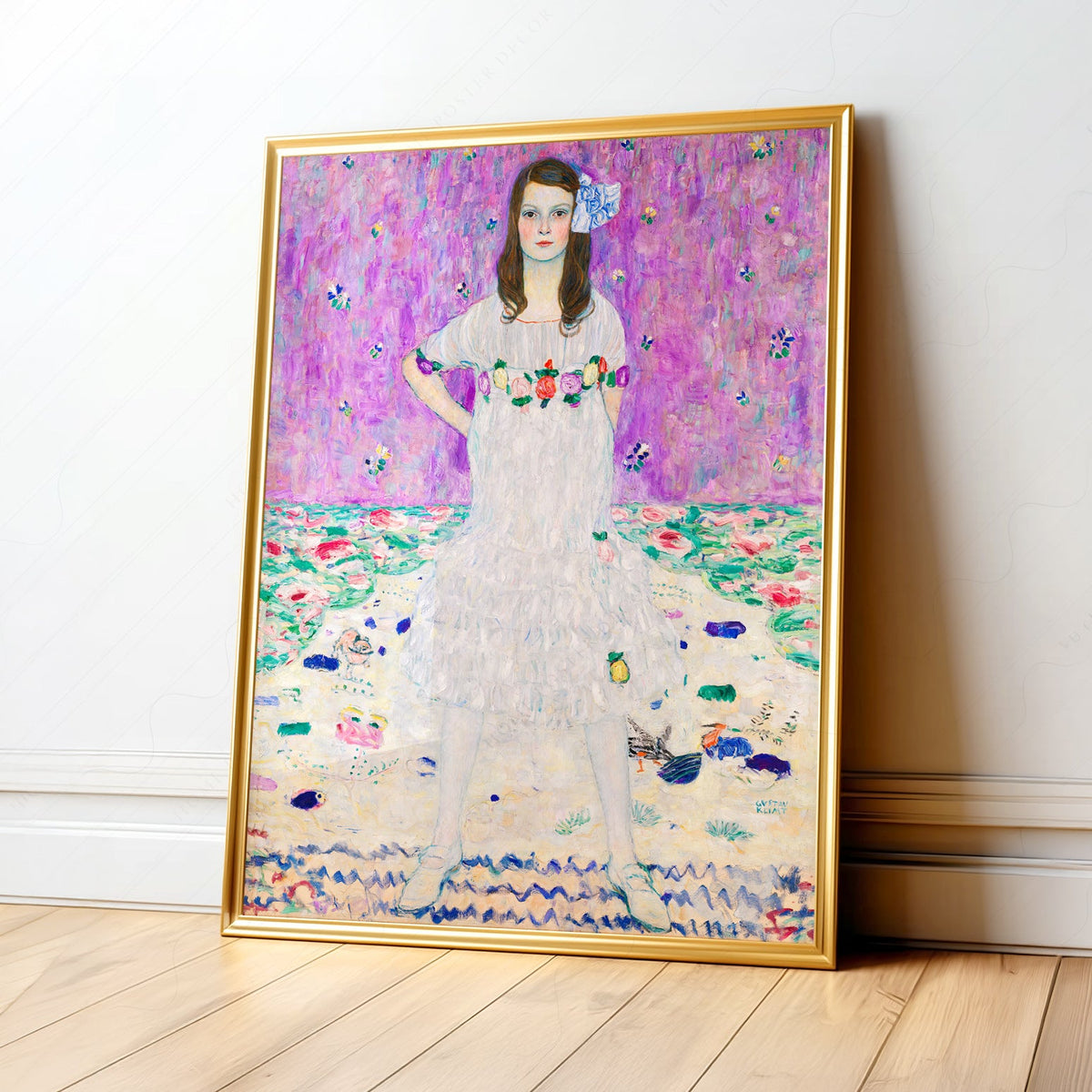 Gustav Klimt Mäda Primavesi Art Print – Vienna Secession Wall Decor