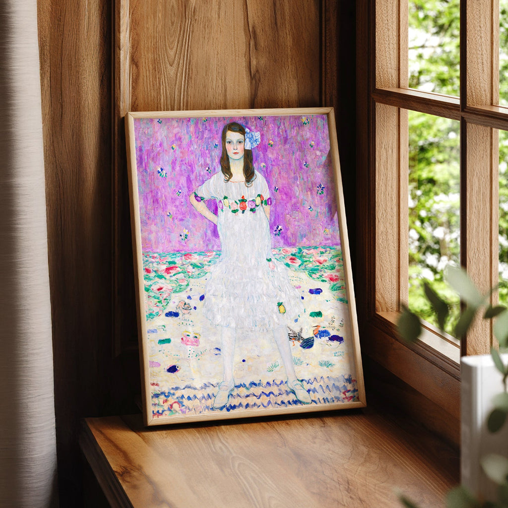Gustav Klimt Mäda Primavesi Art Print – Vienna Secession Wall Decor