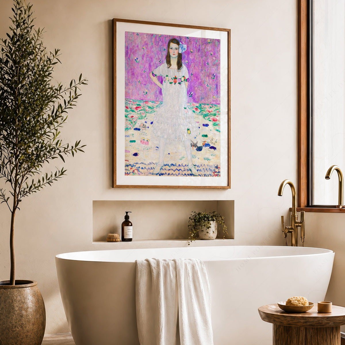 Gustav Klimt Mäda Primavesi Art Print – Vienna Secession Wall Decor
