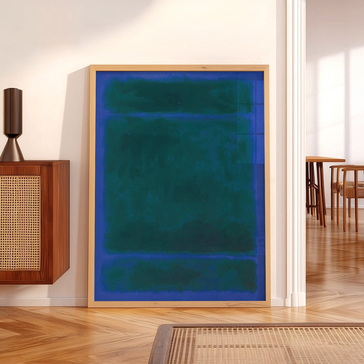 Mark Rothko Blue Green Untitled Art Print – Abstract Expressionist Poster