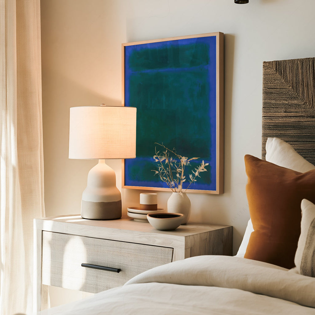 Mark Rothko Blue Green Untitled Art Print – Abstract Expressionist Poster