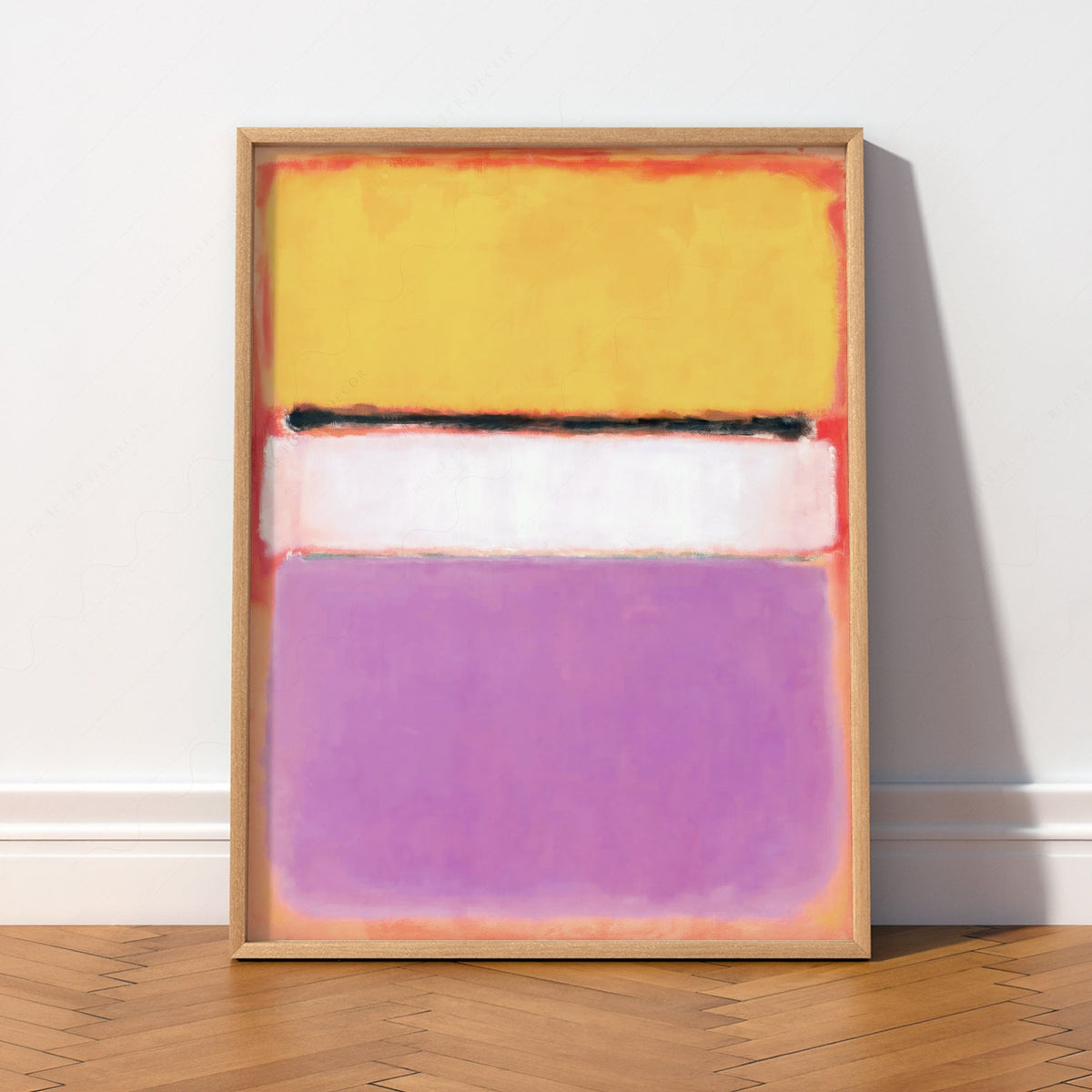 Mark Rothko White Center Art Print – Abstract Expressionist Wall Decor