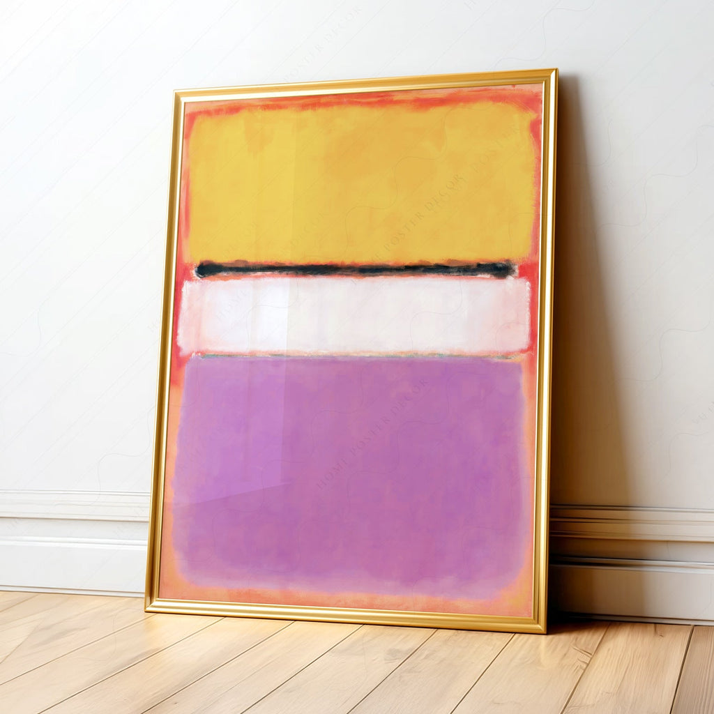 Mark Rothko White Center Art Print – Abstract Expressionist Wall Decor