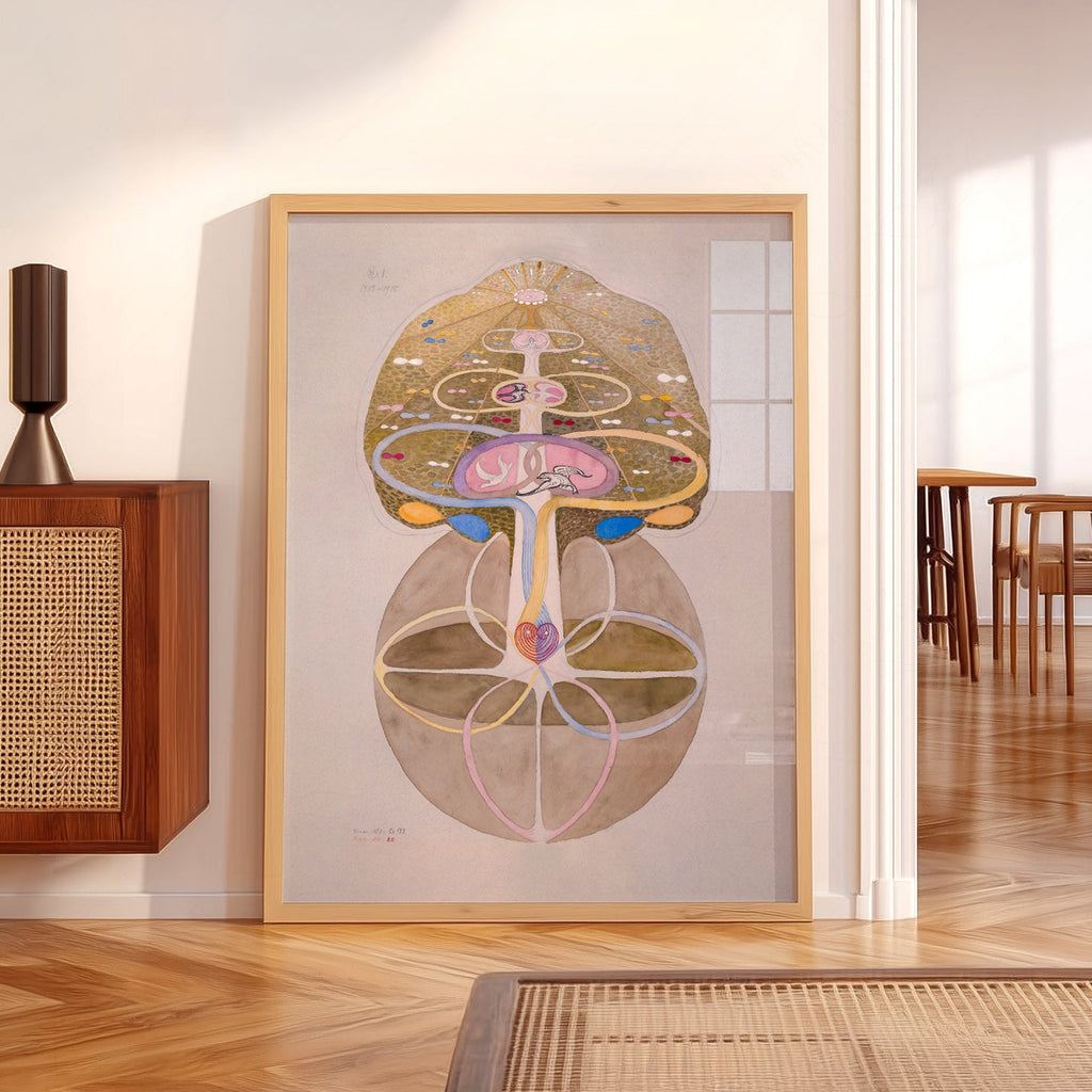 Hilma af Klint Tree of Knowledge Print – Mystical Abstract Wall Art