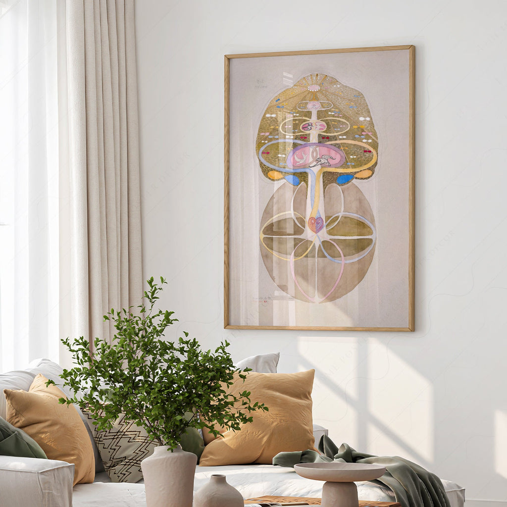 Hilma af Klint Tree of Knowledge Print – Mystical Abstract Wall Art