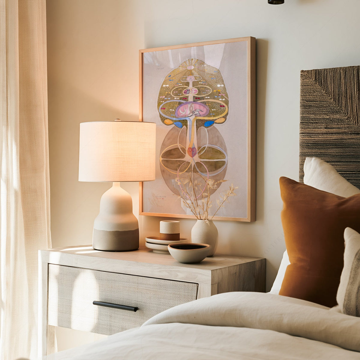 Hilma af Klint Tree of Knowledge Print – Mystical Abstract Wall Art