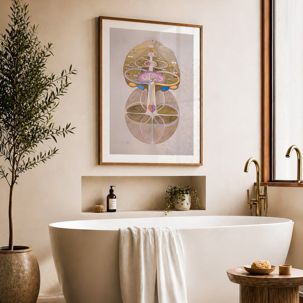 Hilma af Klint Tree of Knowledge Print – Mystical Abstract Wall Art