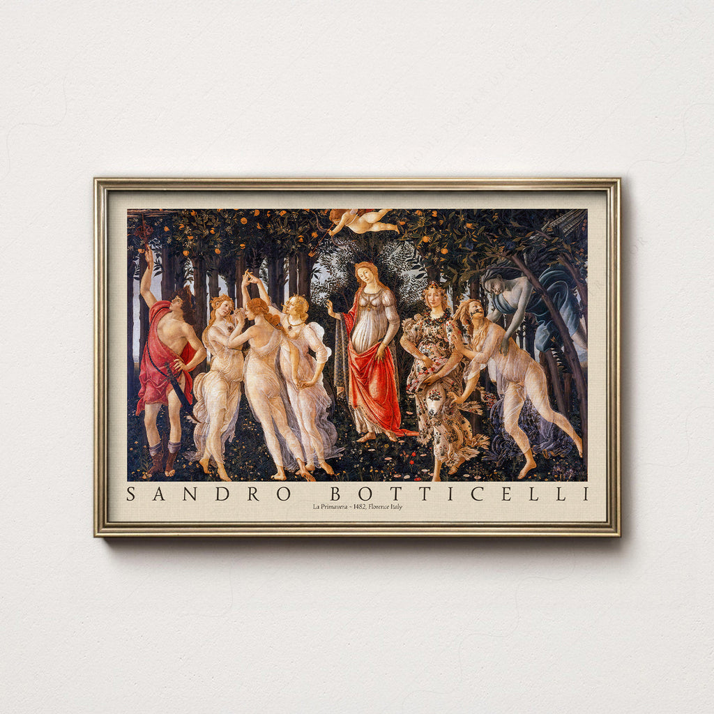 Sandro Botticelli La Primavera Art Print – Renaissance Wall Art Poster