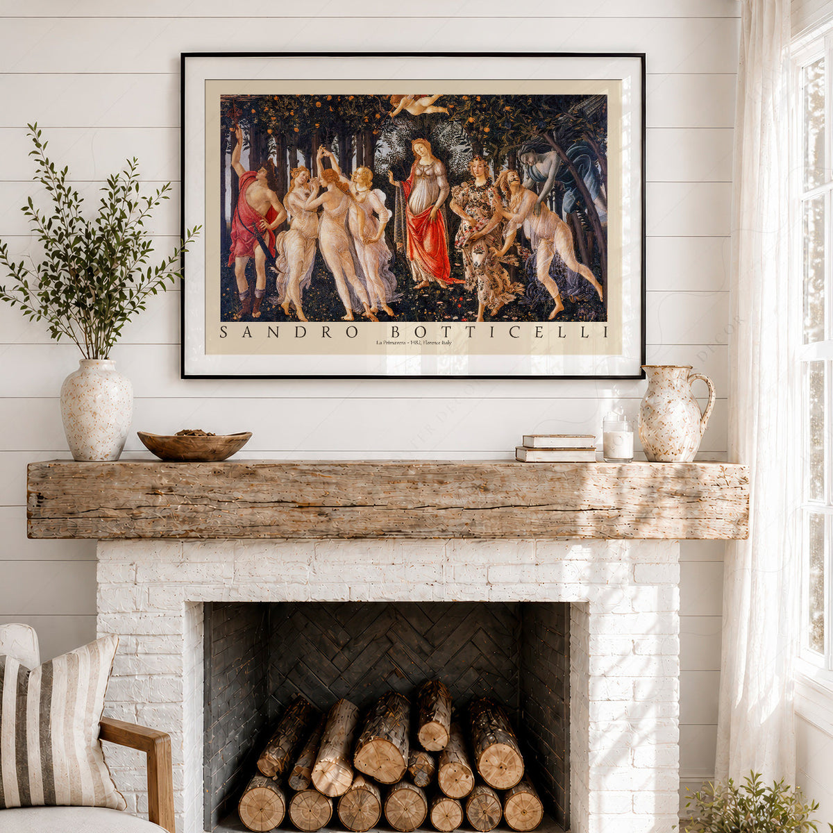 Sandro Botticelli La Primavera Art Print – Renaissance Wall Art Poster