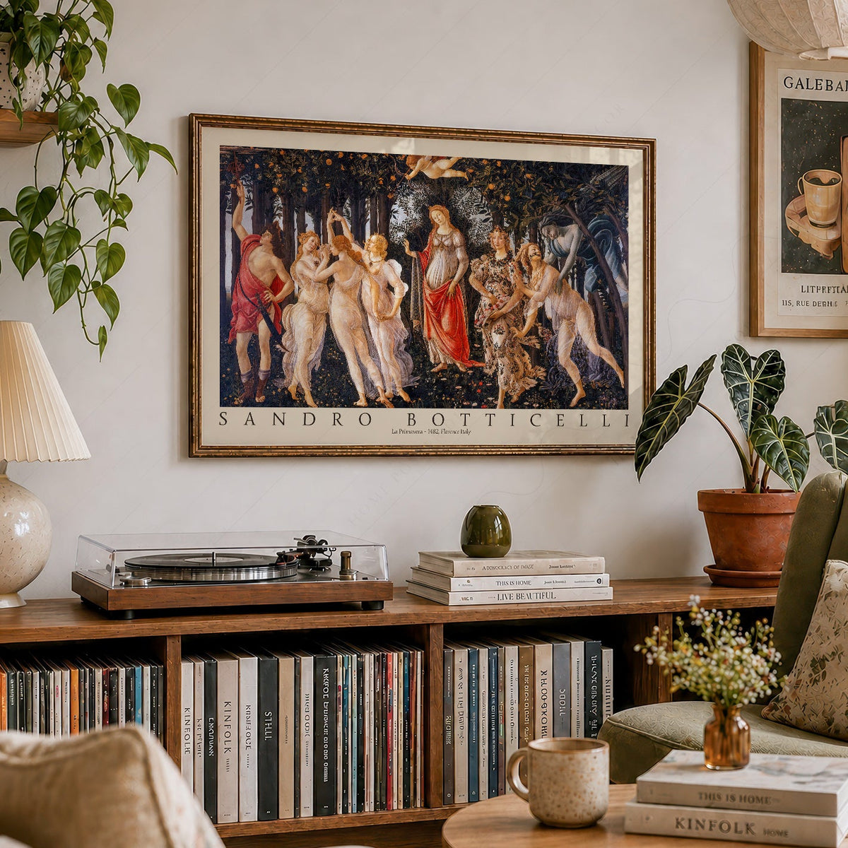 Sandro Botticelli La Primavera Art Print – Renaissance Wall Art Poster