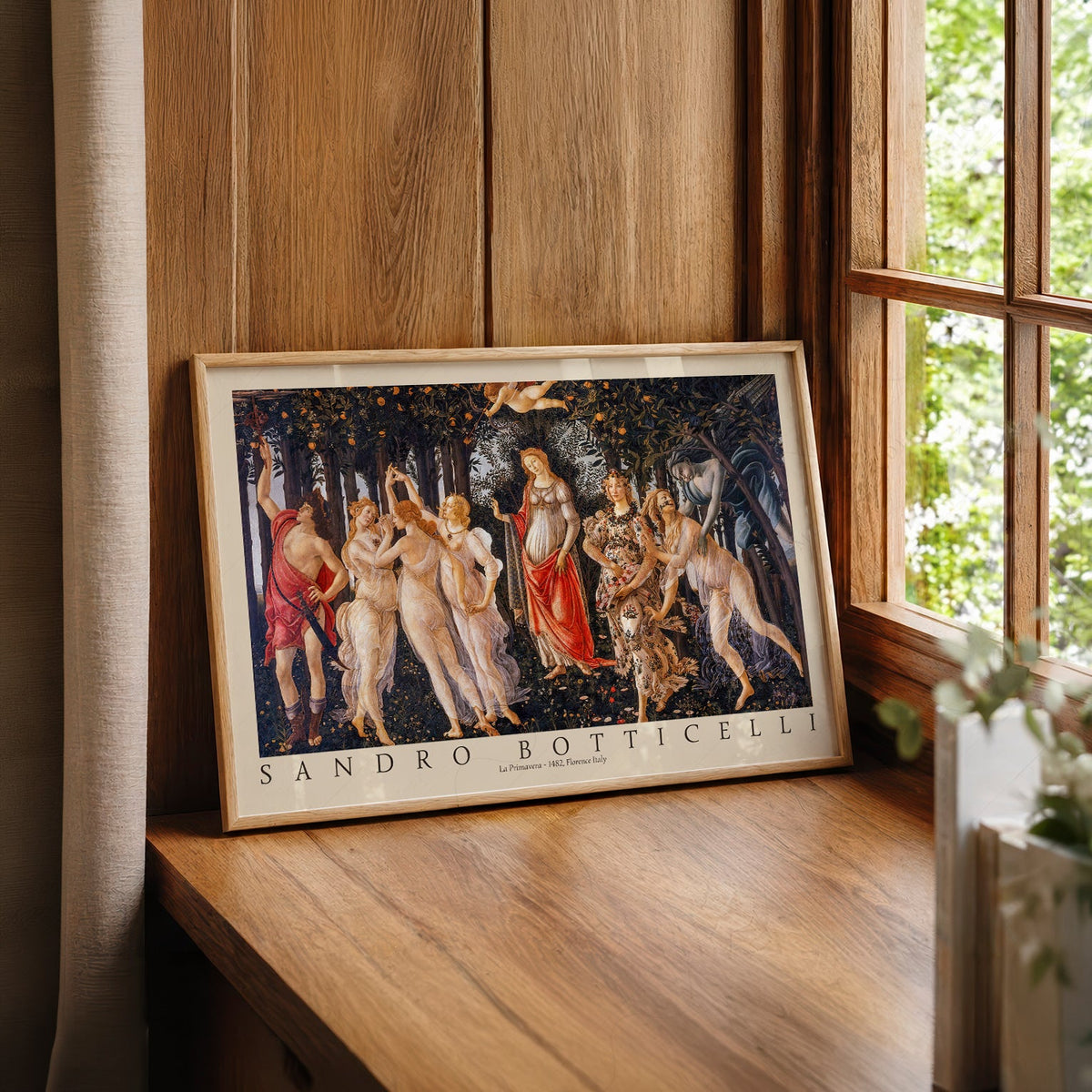 Sandro Botticelli La Primavera Art Print – Renaissance Wall Art Poster