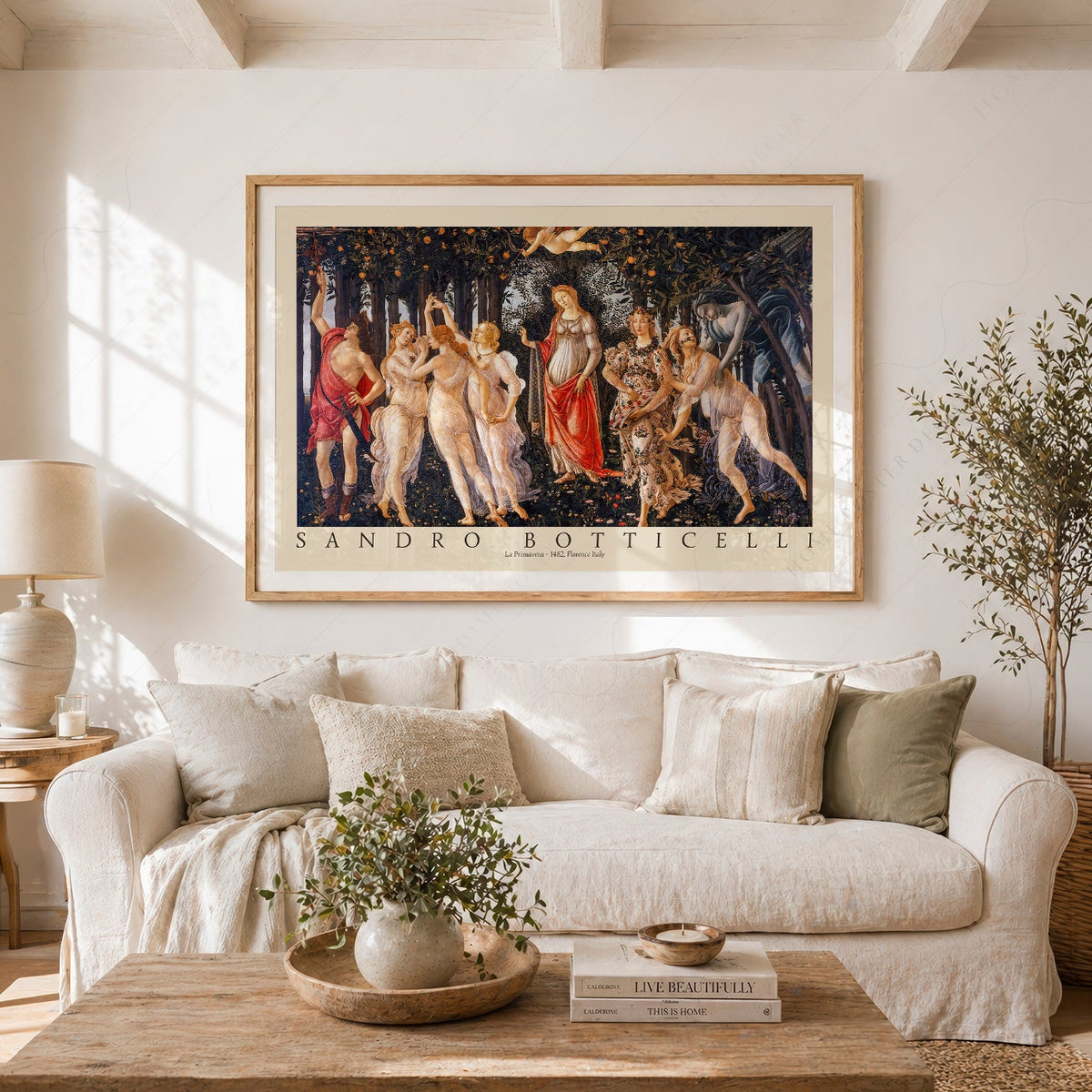 Sandro Botticelli La Primavera Art Print – Renaissance Wall Art Poster