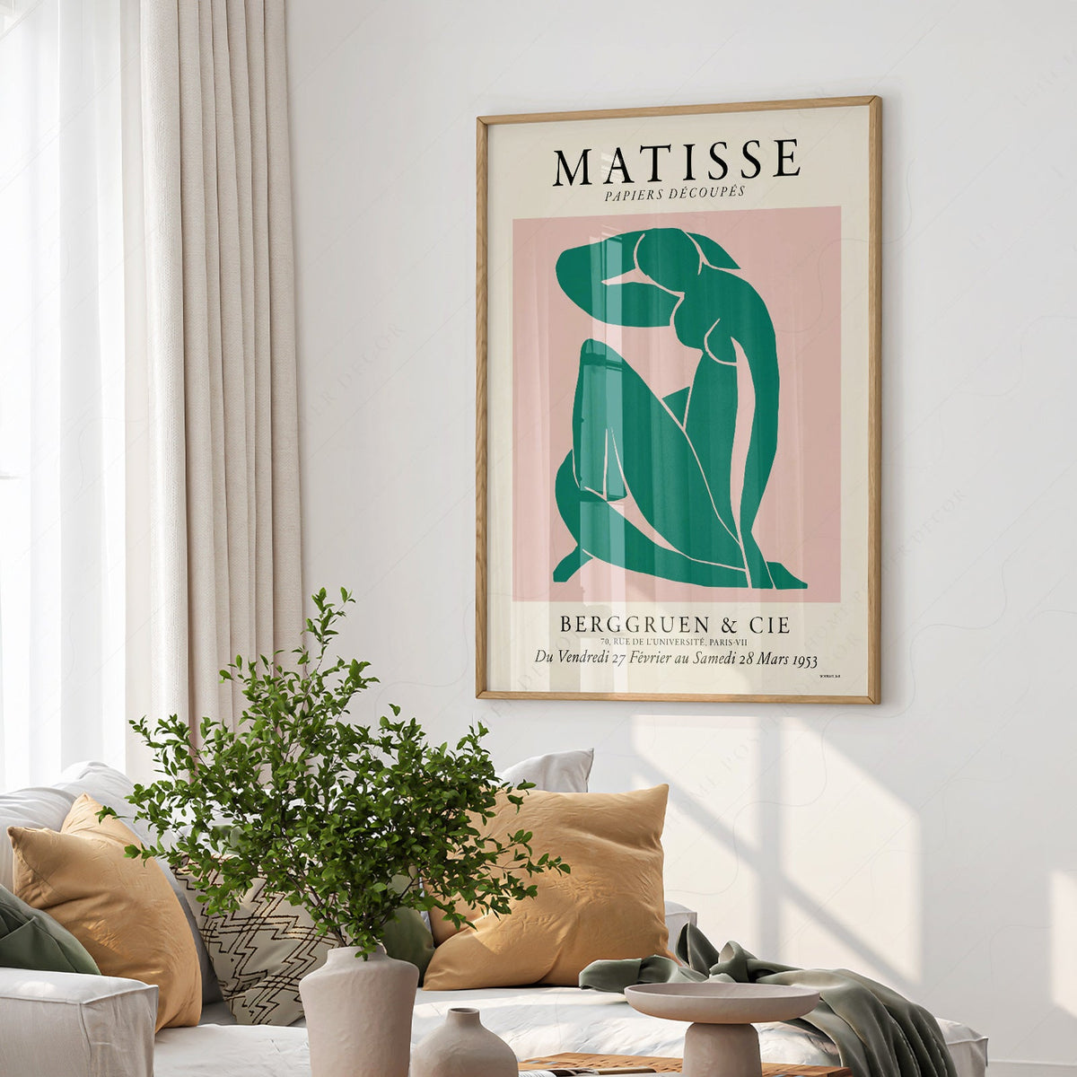 Henri Matisse Papiers Découpés Exhibition Print – Modern Wall Art Poster