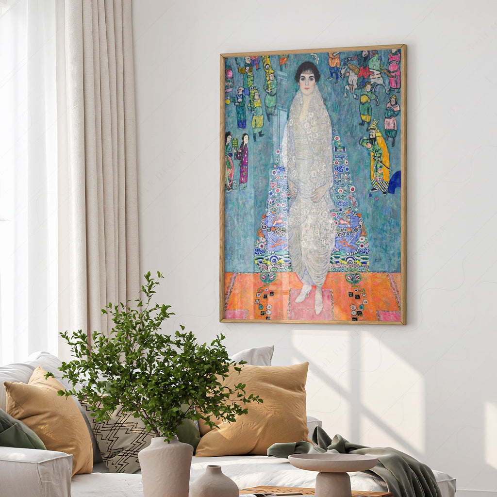 Gustav Klimt Portrait of Elisabeth Lederer Art Print – Vienna Secession Poster
