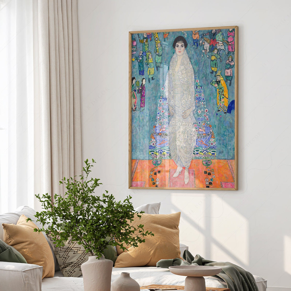 Gustav Klimt Portrait of Elisabeth Lederer Art Print – Vienna Secession Poster
