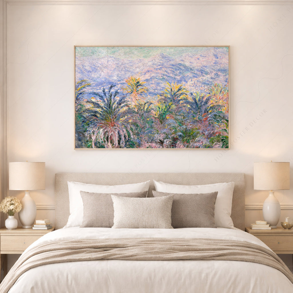 Claude Monet, Palm Trees at Bordighera Art Print – Museum Art Print