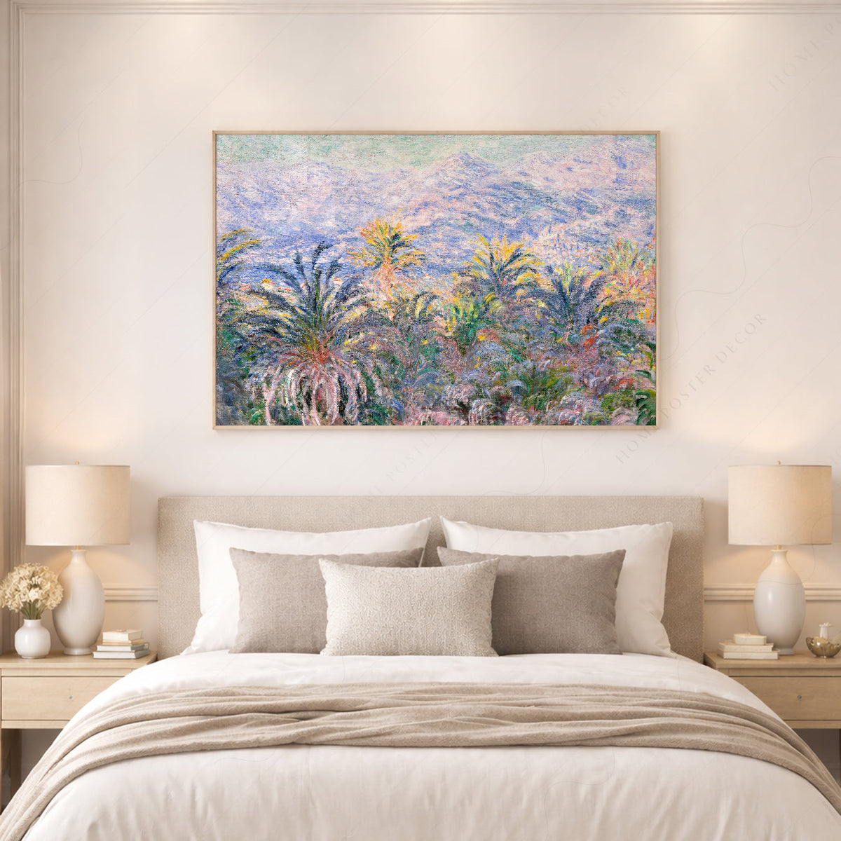 Claude Monet, Palm Trees at Bordighera Art Print – Museum Art Print