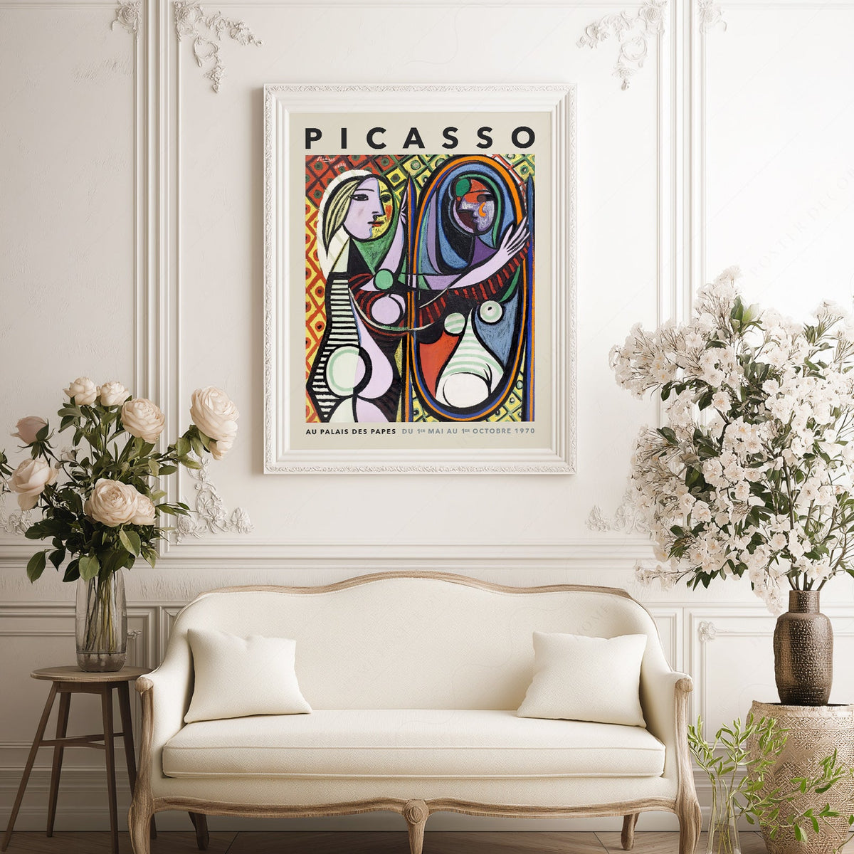 Pablo Picasso Girl Before a Mirror Art Print – Cubist Wall Art Poster