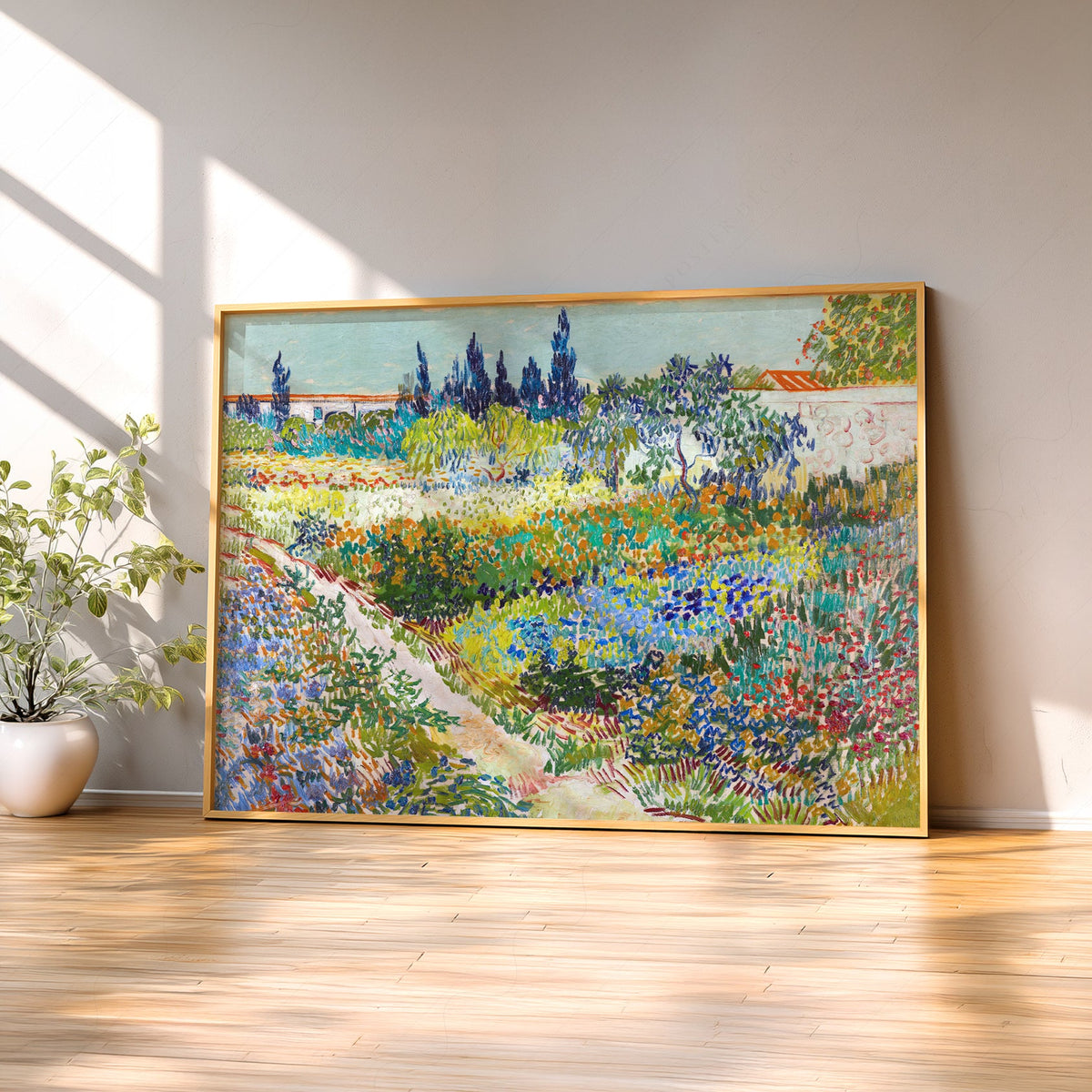 Vincent van Gogh Garden at Arles Art Print – Famous Painting Wall Decor