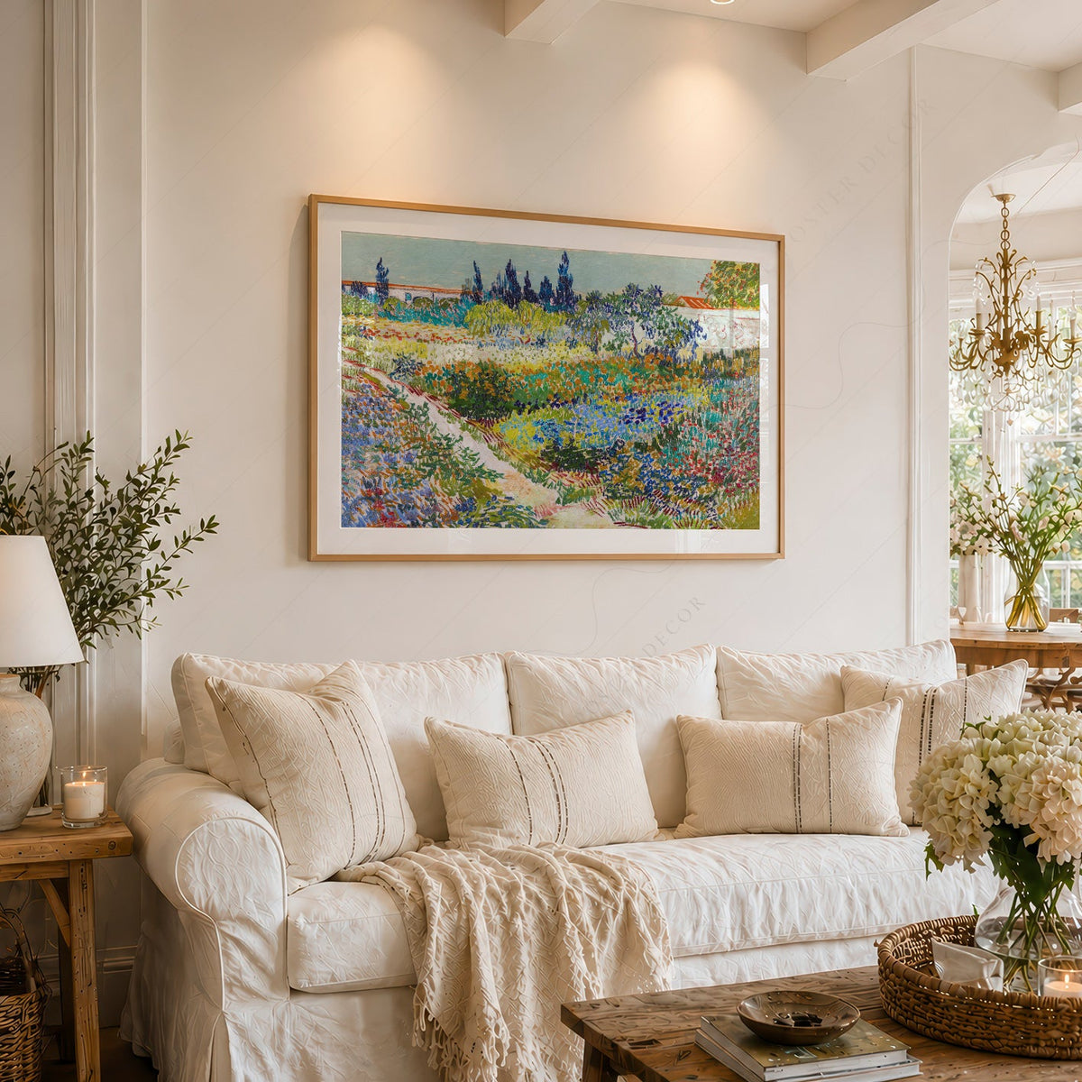 Vincent van Gogh Garden at Arles Art Print – Famous Painting Wall Decor