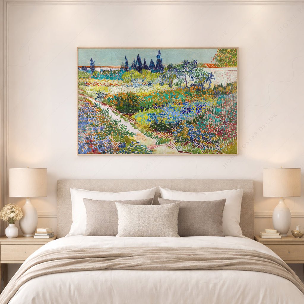 Vincent van Gogh Garden at Arles Art Print – Famous Painting Wall Decor