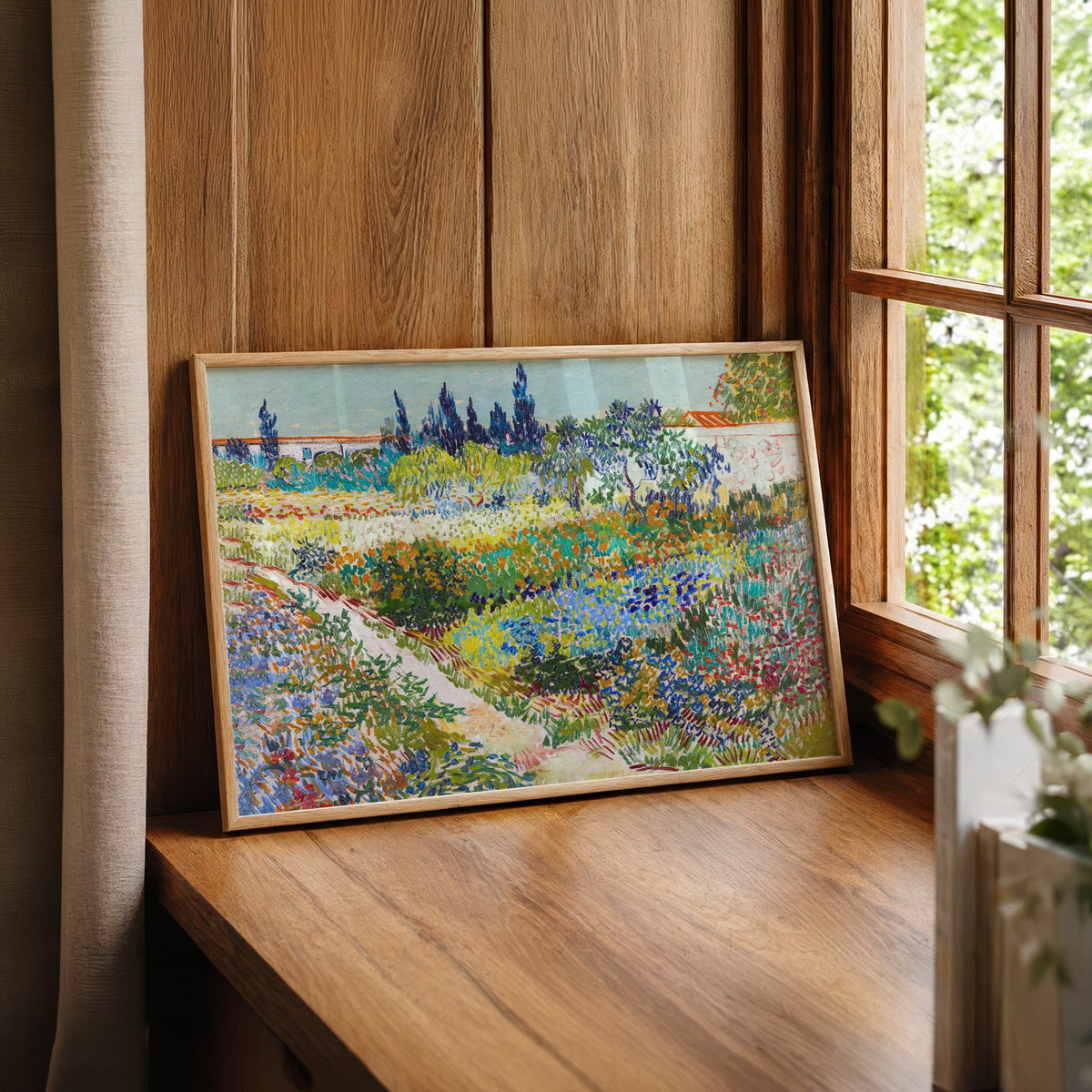 Vincent van Gogh Garden at Arles Art Print – Famous Painting Wall Decor