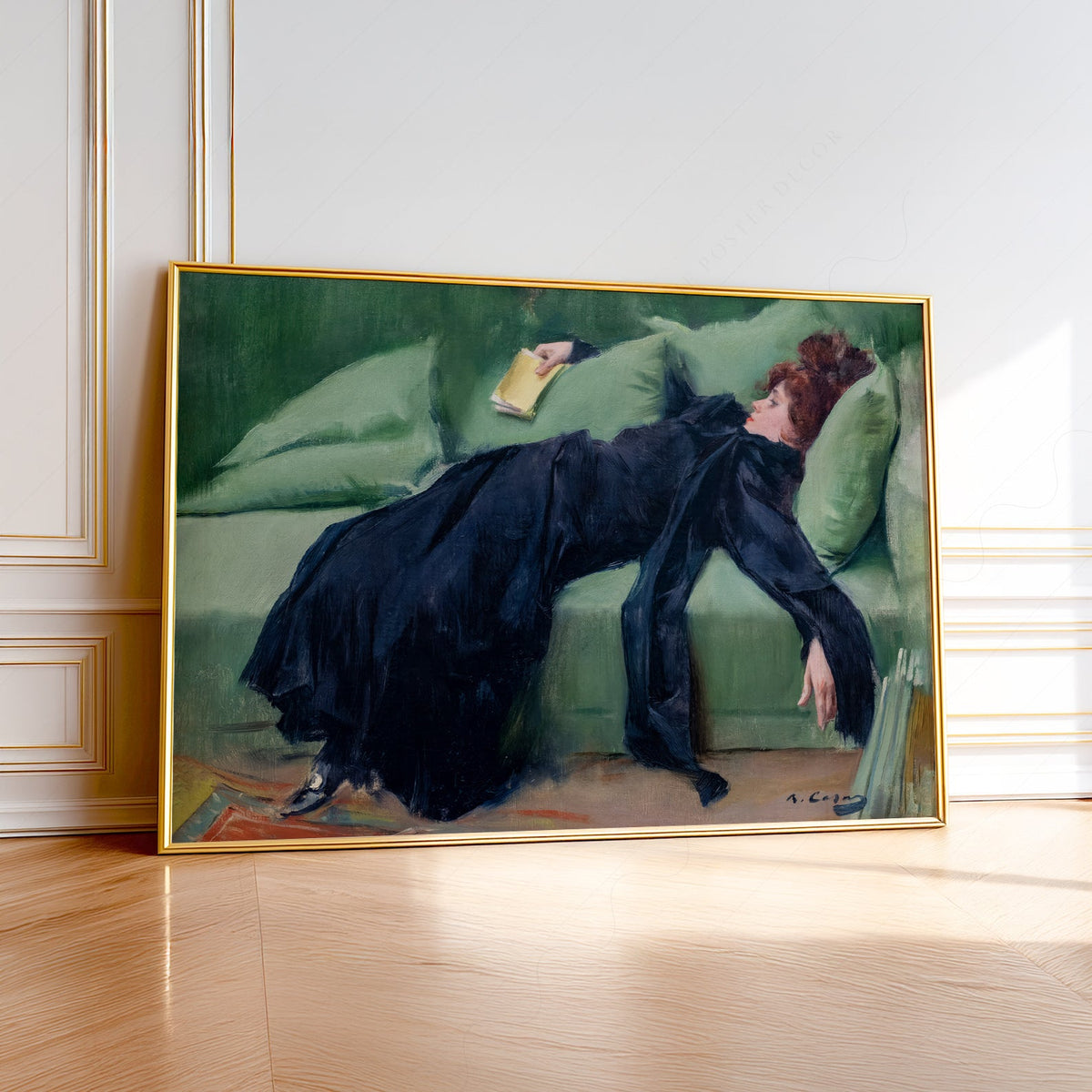 Ramon Casas Decadent Young Woman After the Dance Print – Belle Époque Art