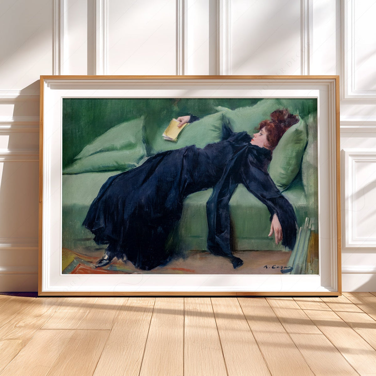 Ramon Casas Decadent Young Woman After the Dance Print – Belle Époque Art
