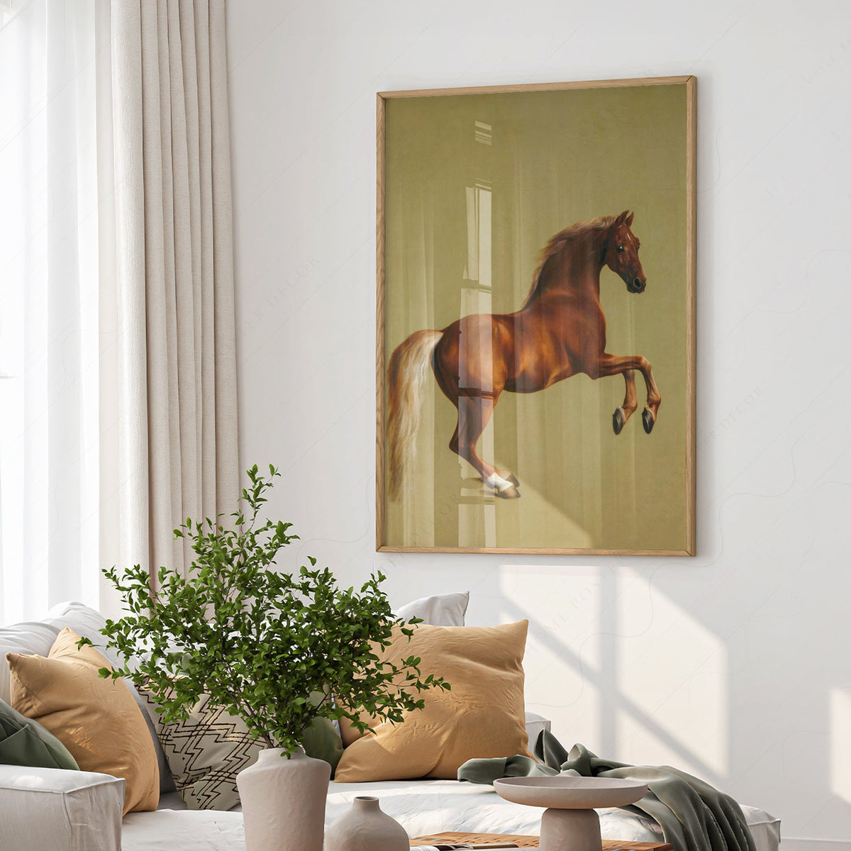 George Stubbs Whistlejacket Art Print – Classic Horse Portrait Wall Art