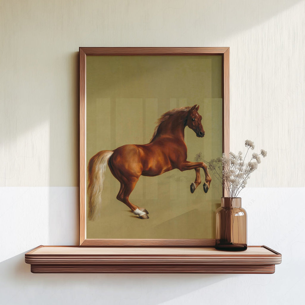 George Stubbs Whistlejacket Art Print – Classic Horse Portrait Wall Art
