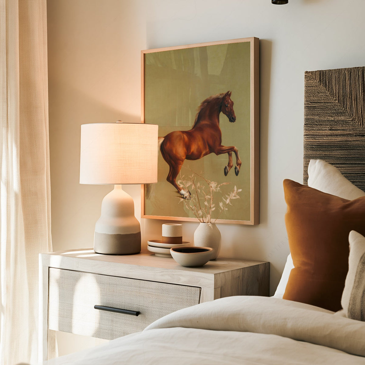 George Stubbs Whistlejacket Art Print – Classic Horse Portrait Wall Art