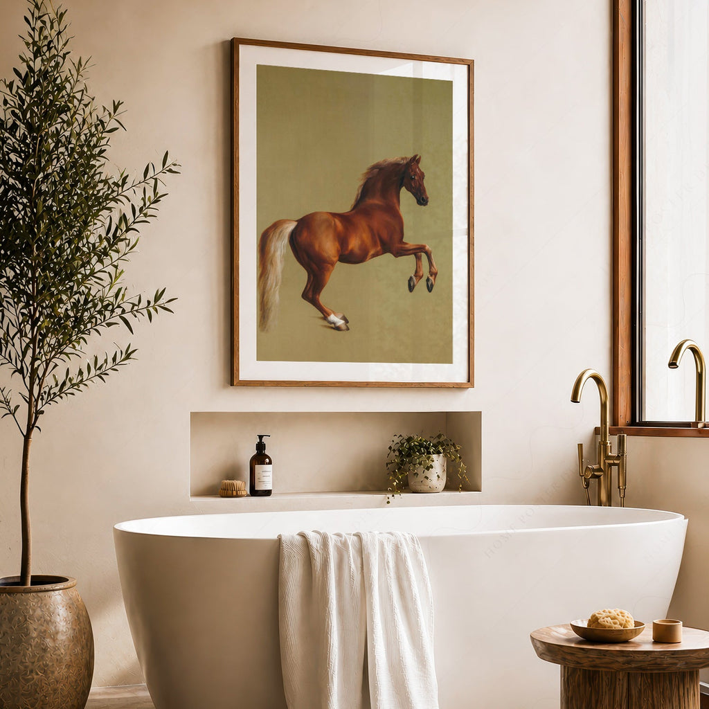George Stubbs Whistlejacket Art Print – Classic Horse Portrait Wall Art