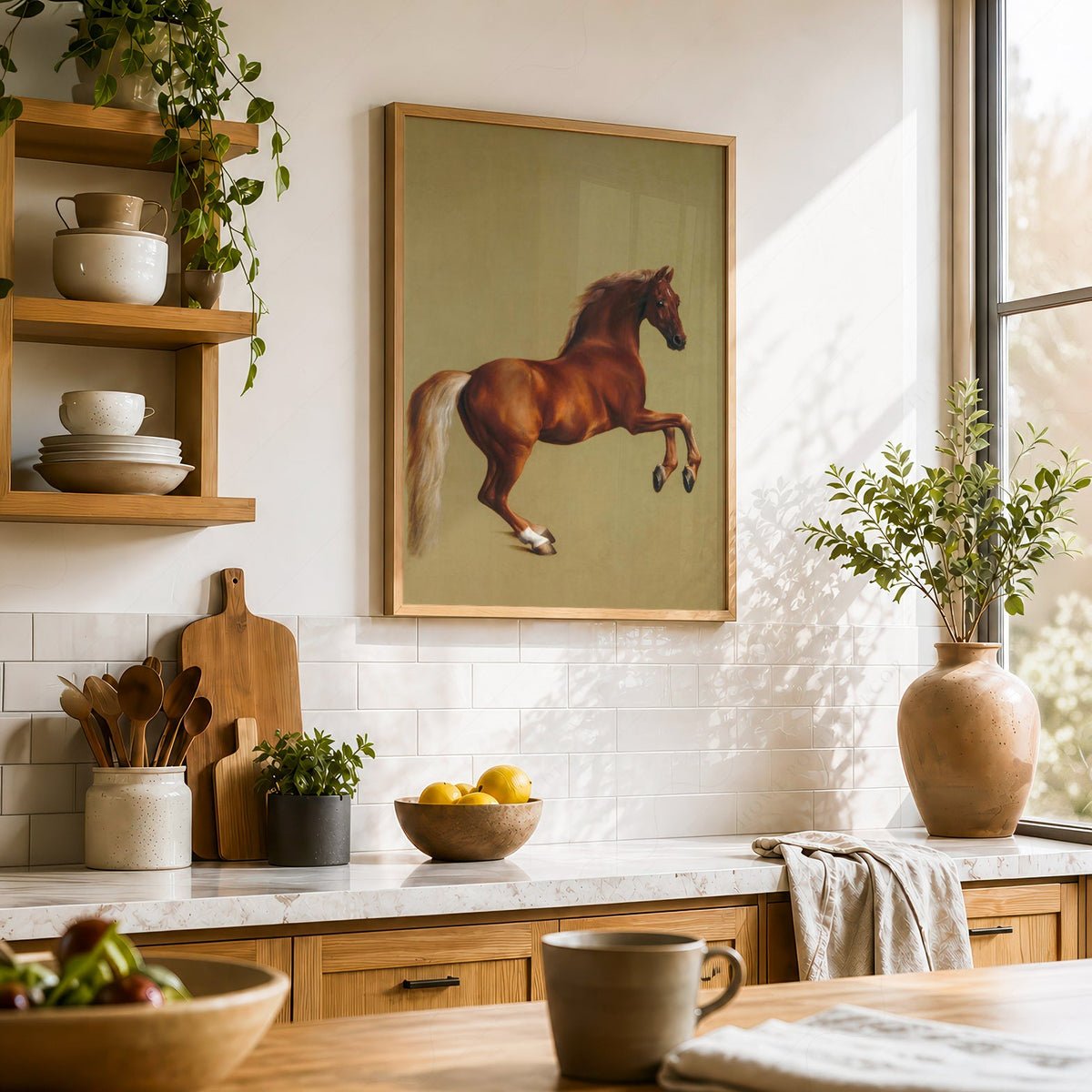 George Stubbs Whistlejacket Art Print – Classic Horse Portrait Wall Art