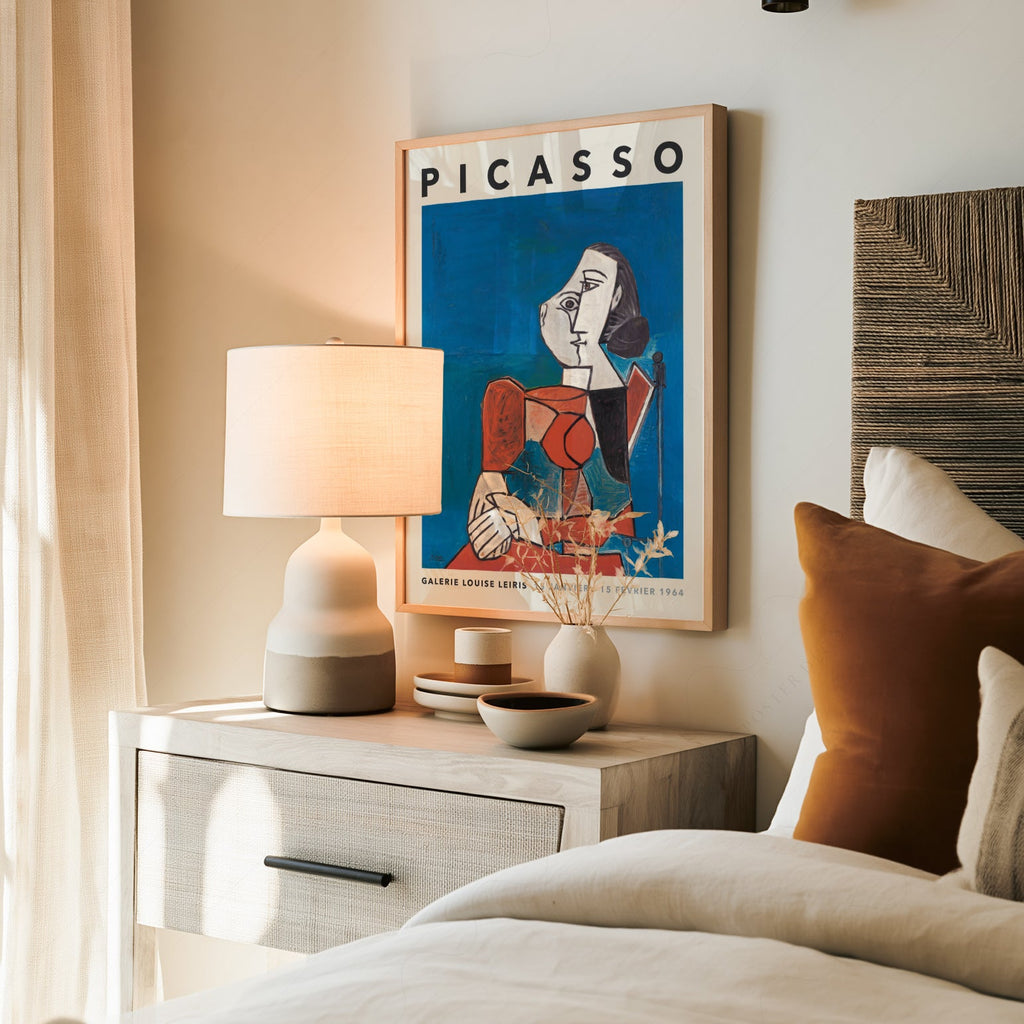 Pablo Picasso Galerie Louise Leiris Exhibition Poster – Cubist Wall Art