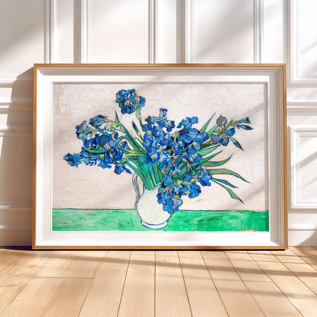 Reproduction Vincent van Gogh Iris – Décor mural floral de tableau célèbre