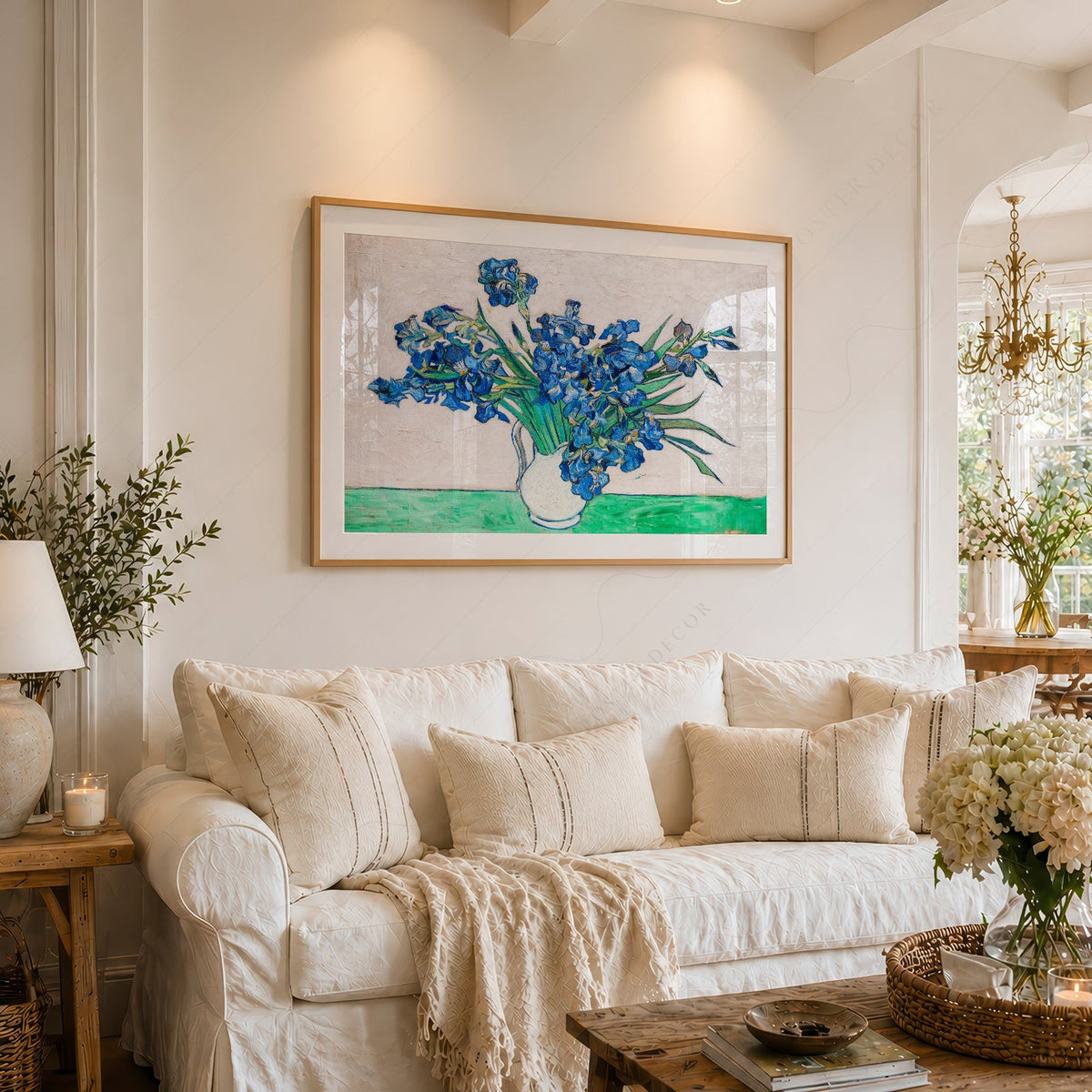 Reproduction Vincent van Gogh Iris – Décor mural floral de tableau célèbre