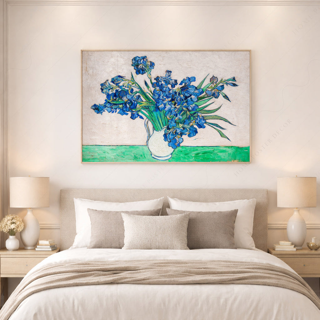 Reproduction Vincent van Gogh Iris – Décor mural floral de tableau célèbre