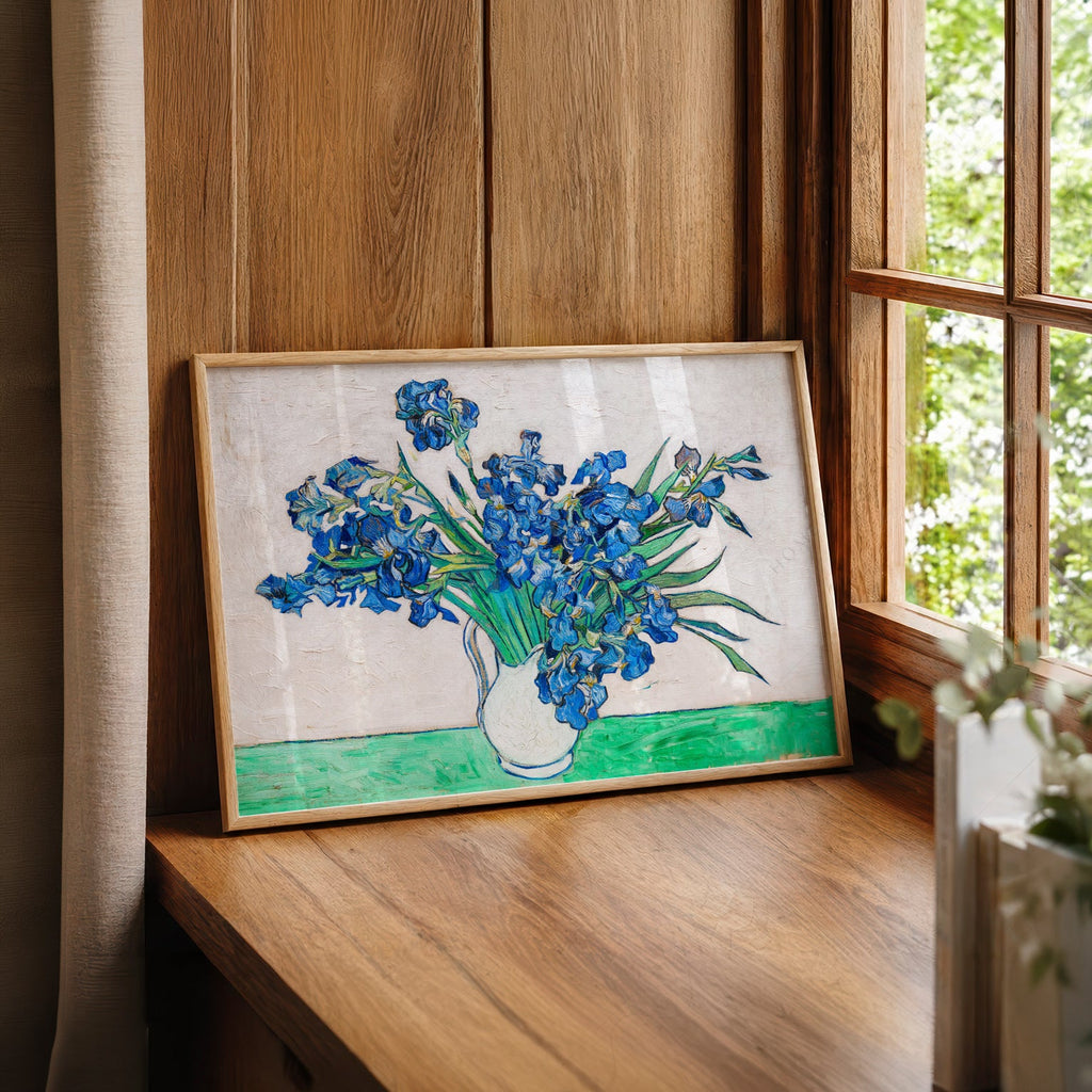 Reproduction Vincent van Gogh Iris – Décor mural floral de tableau célèbre