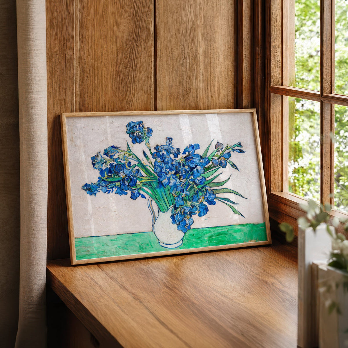 Reproduction Vincent van Gogh Iris – Décor mural floral de tableau célèbre